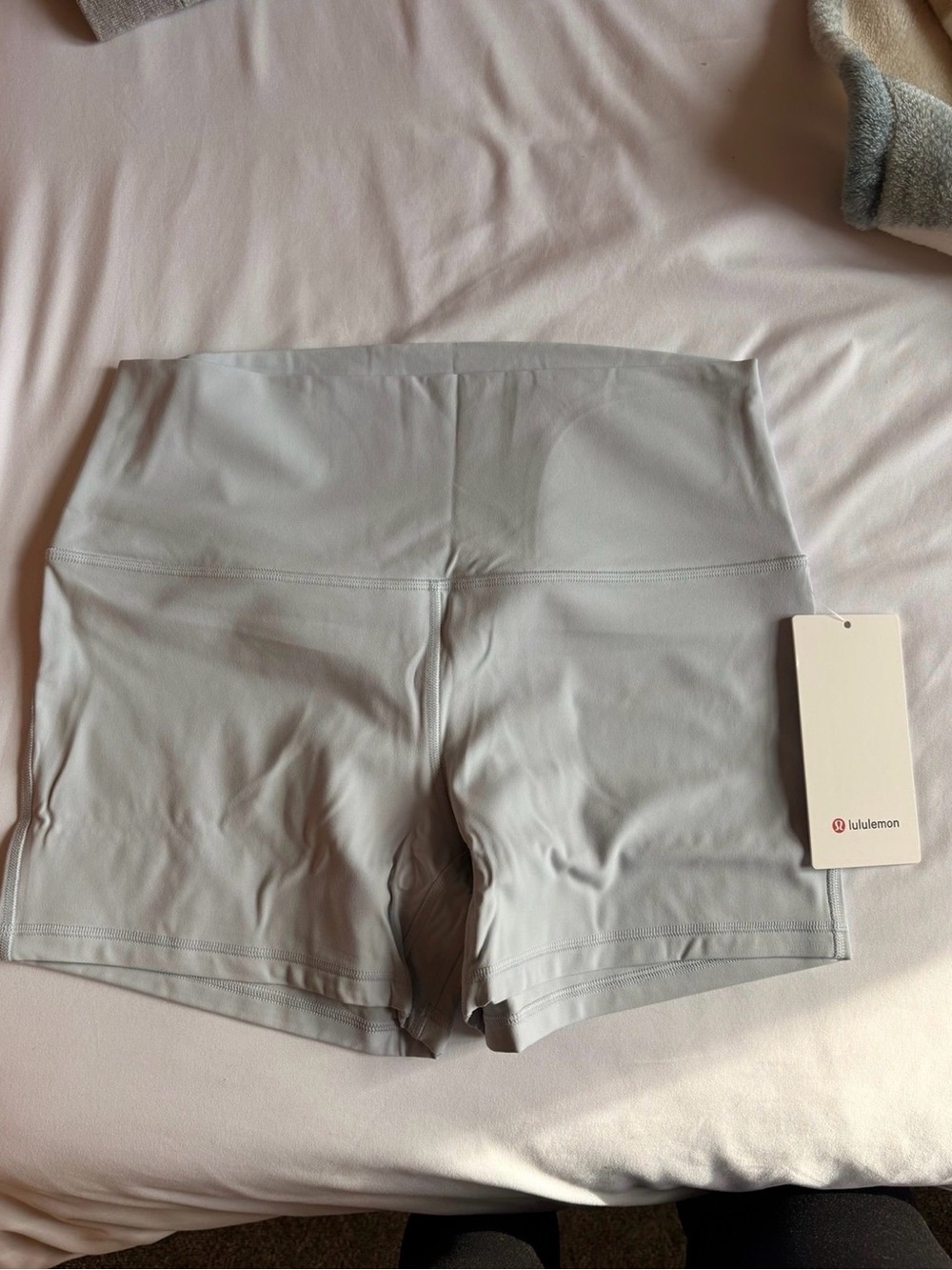 lululemon athletica Light Starch Blue High-Rise Bike Shorts